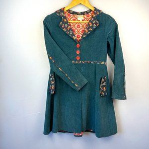 Magpie & Mabel Corduroy Longline Jacket Size 10